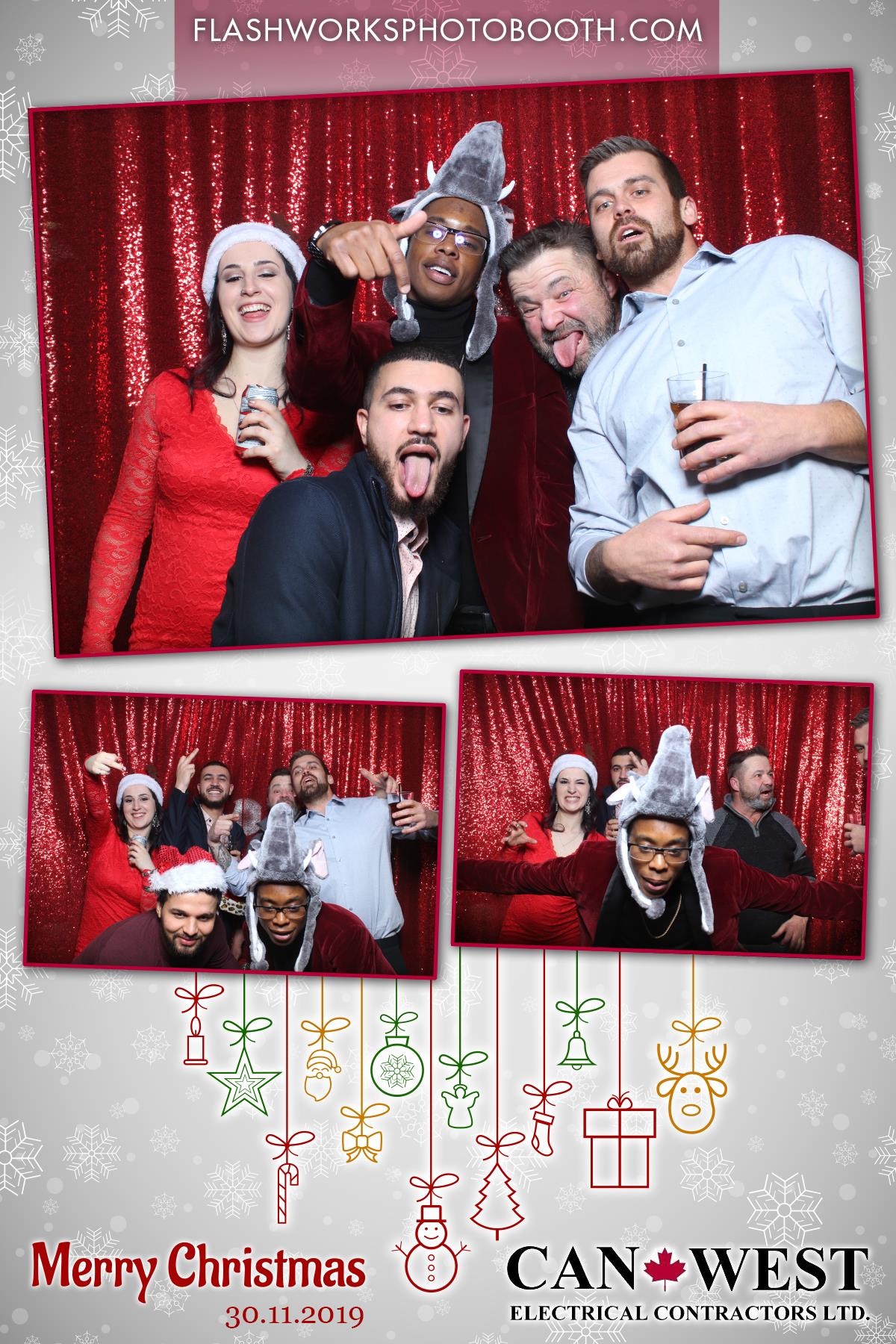 Can West Christmas Party | View more photos from the event at gallery.flashworksphotobooth.com/u/FlashworksPhotoboothInc/Can-West-Christmas-Party